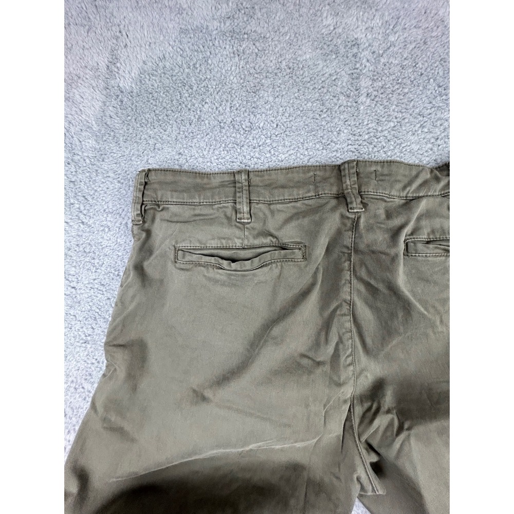 Mavi Jeans Johnny Slim Leg Chino Pants Mens 38x28 Olive Green Cotton Stretch - Picture 13 of 14